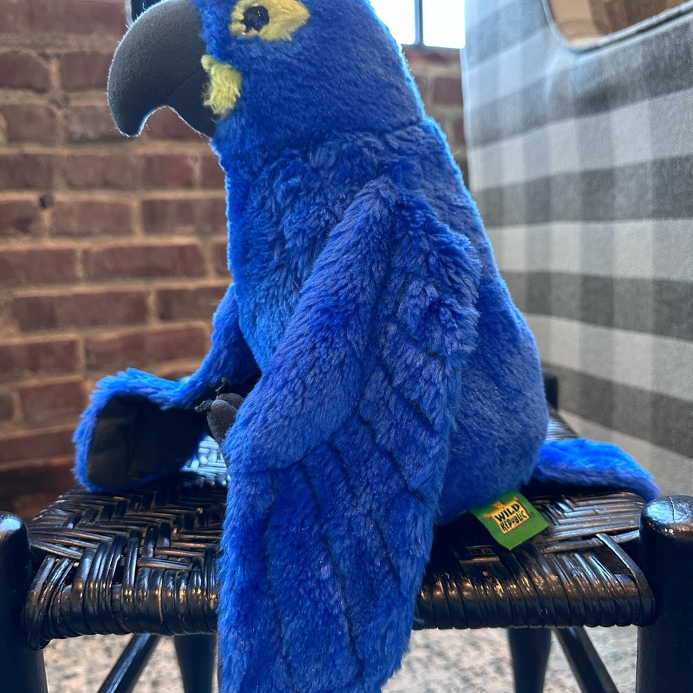 Blue Parrot Plush Toy